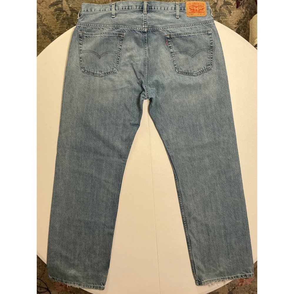 VTG Y2K Levis 569 Baggy Wide Leg Loose Straight Jeans Mens 38x34 (fits 40x32)